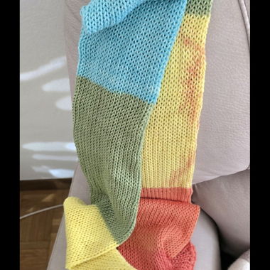 Écharpe multicolore