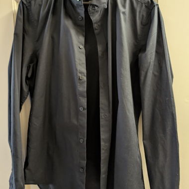 Schwarzes Slim Fit Hemd