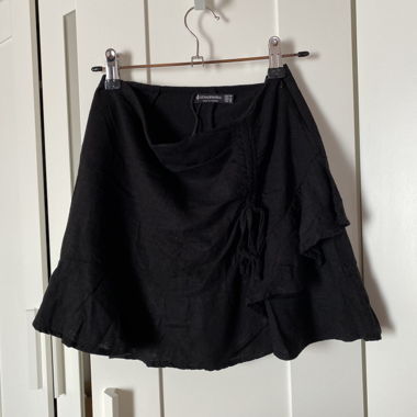 Mini ruffle skirt skort