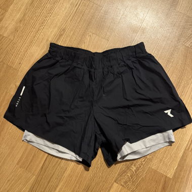 Ryzon ultraleichte Running Laufshorts schwarz 