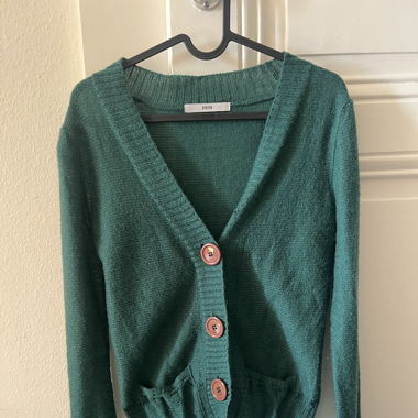 SYSTEM Green Cardigan