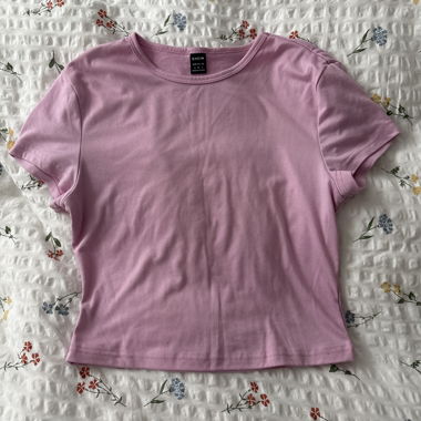 Pink crop top
