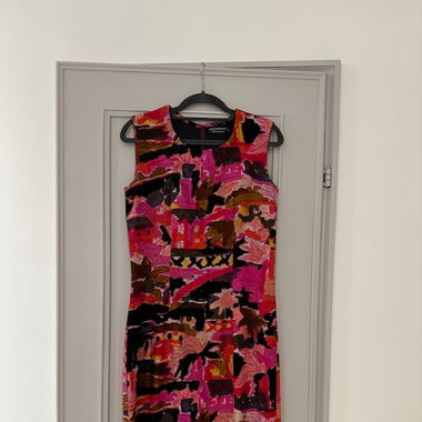 Leinen Seiden Kleid