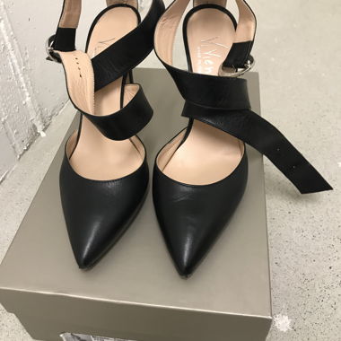 Black Vero Cuoio Slingback Pumps