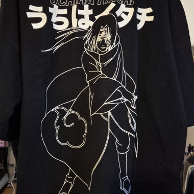 Naruto T-Shirt Pull&Bear Black Itachi