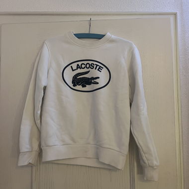 Felpa Lacoste bianca Taglia 34