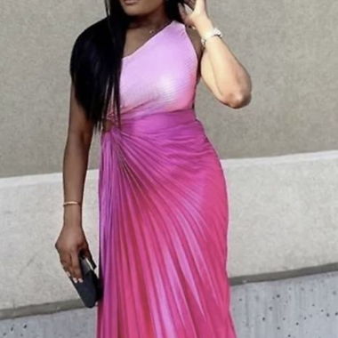 Abendkleid Lila/Pink Grösse S/M