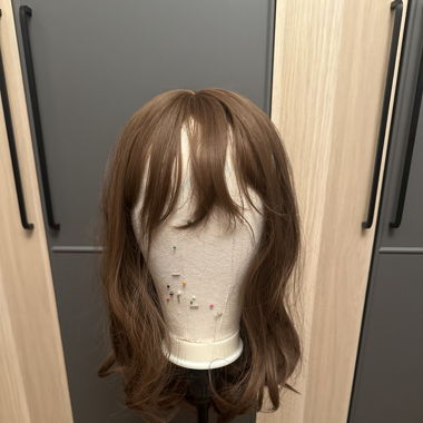 Brown Wig with Bangs