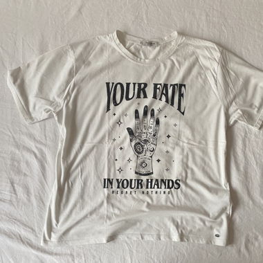 White Graphic Tee