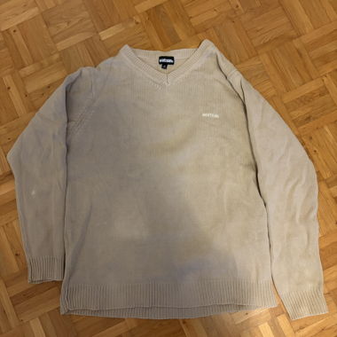 Vintage Strickpullover Beige