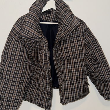Check Puffer Jacket