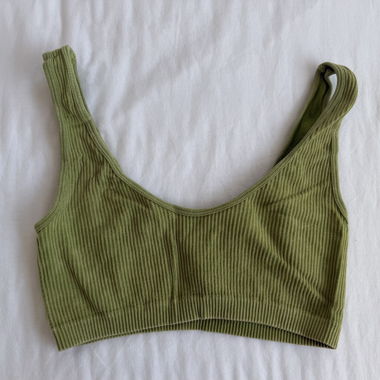 Stretchy top green