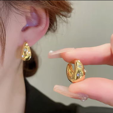 Gold Hoop Earrings