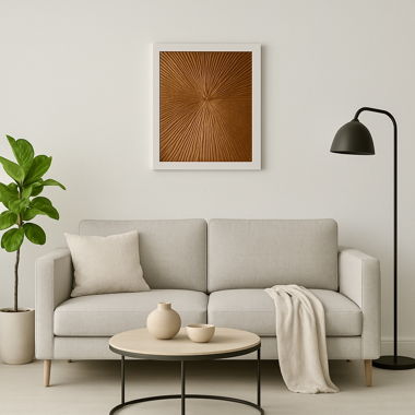 Bronze Textured Art