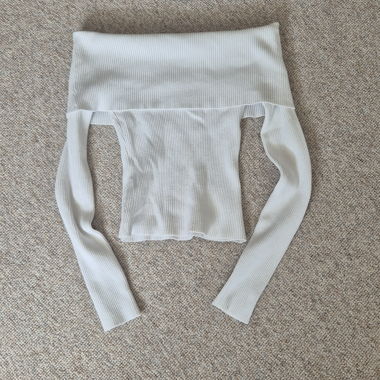 White Off-Shoulder Top