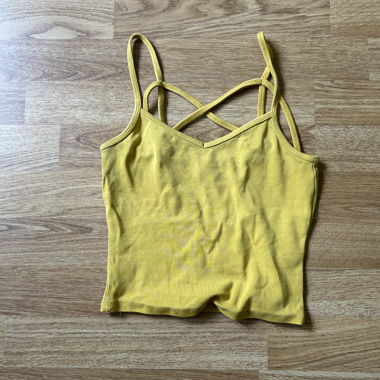 Mustard Yellow Crop Top