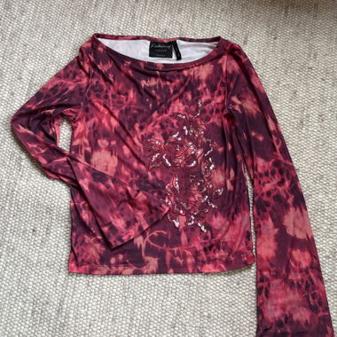 Pink long-sleeve top
