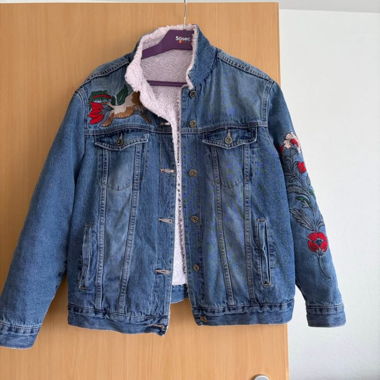Winter-Jeansjacke