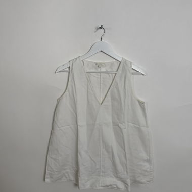 Top COS bianco senza maniche