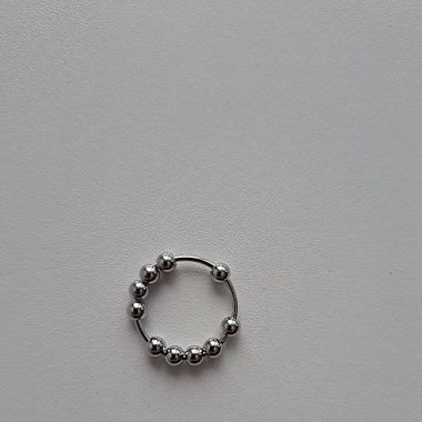 Silberfarbene Antistress- Ringe