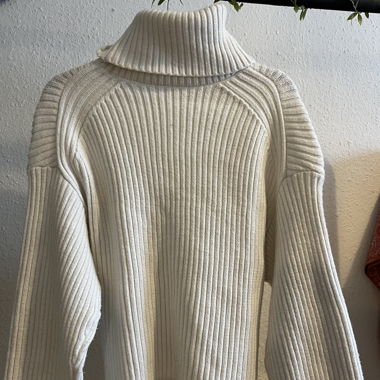 Pull blanc cassé