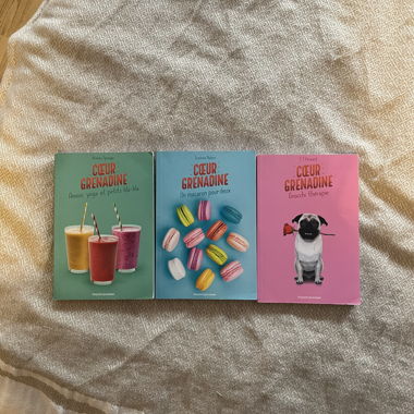 3er-Pack Romane Coeur Grenadine