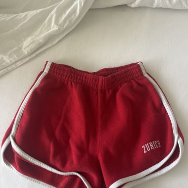 Red brandy melville shorts