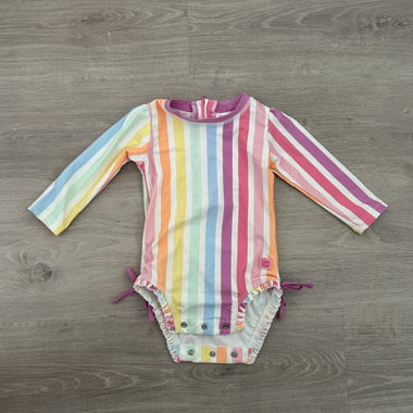 Maillot de bain arc-en-ciel pour enfants (12-18M)
