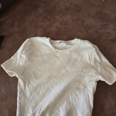 White crop top