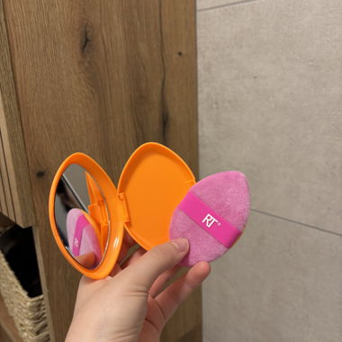Spugna per trucco RT con custodia a specchio