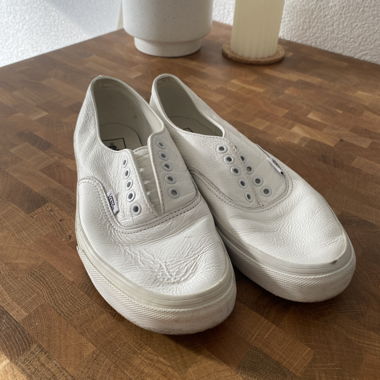 Vans Leder weiss