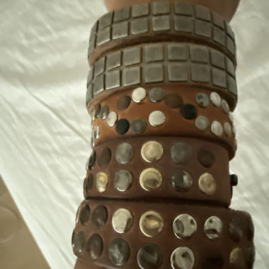 Leder armbänder, neu ungetragen