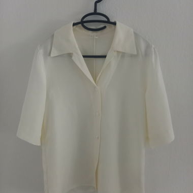 Bluse Leinen/Viskose