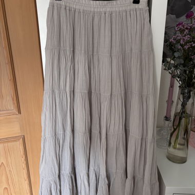 Beige Maxi Skirt