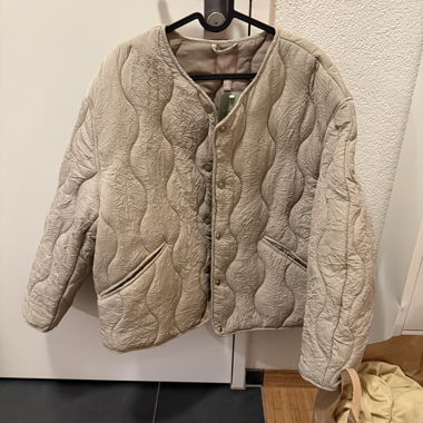 Steppjacke grün/grau