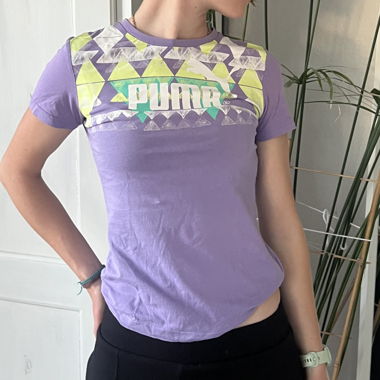 Vintage Puma T-Shirt lila