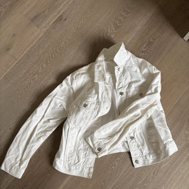 Jeansjacke weiss