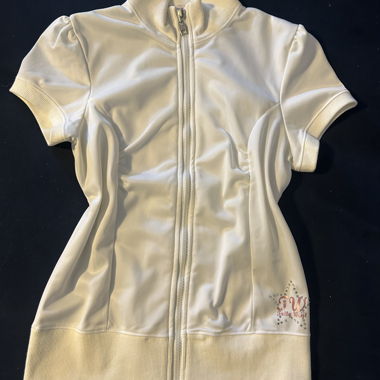 Vintage Tally-Weijl-Crème-Zip-Top
