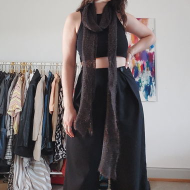 Selfmade scarf
