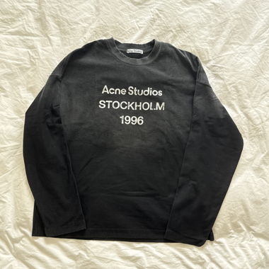 Longsleeve Acne Studios schwarz