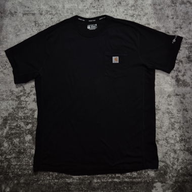 Carhartt T-Shirt mit Brusttasche, Schwarz, XL