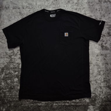 Carhartt T-Shirt mit Brusttasche, Schwarz, XL