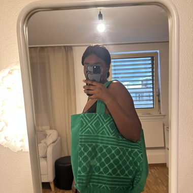 Sac cabas vert H&M
