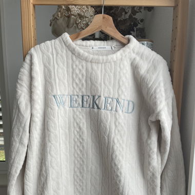 Ensemble pyjama polaire blanc