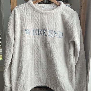 Ensemble pyjama polaire blanc