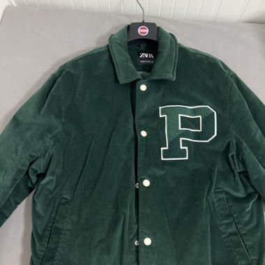 Giacca college verde Zara