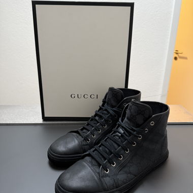 Gucci schwarze High-Top Sneakers