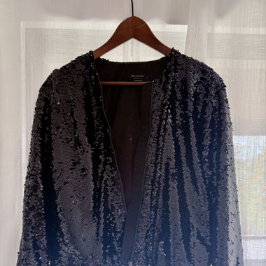 Sequin Bomber Jacket