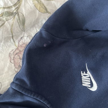 Sweat à capuche zippé Nike bleu