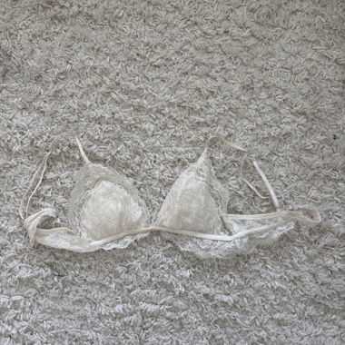 Reggiseno in pizzo bianco